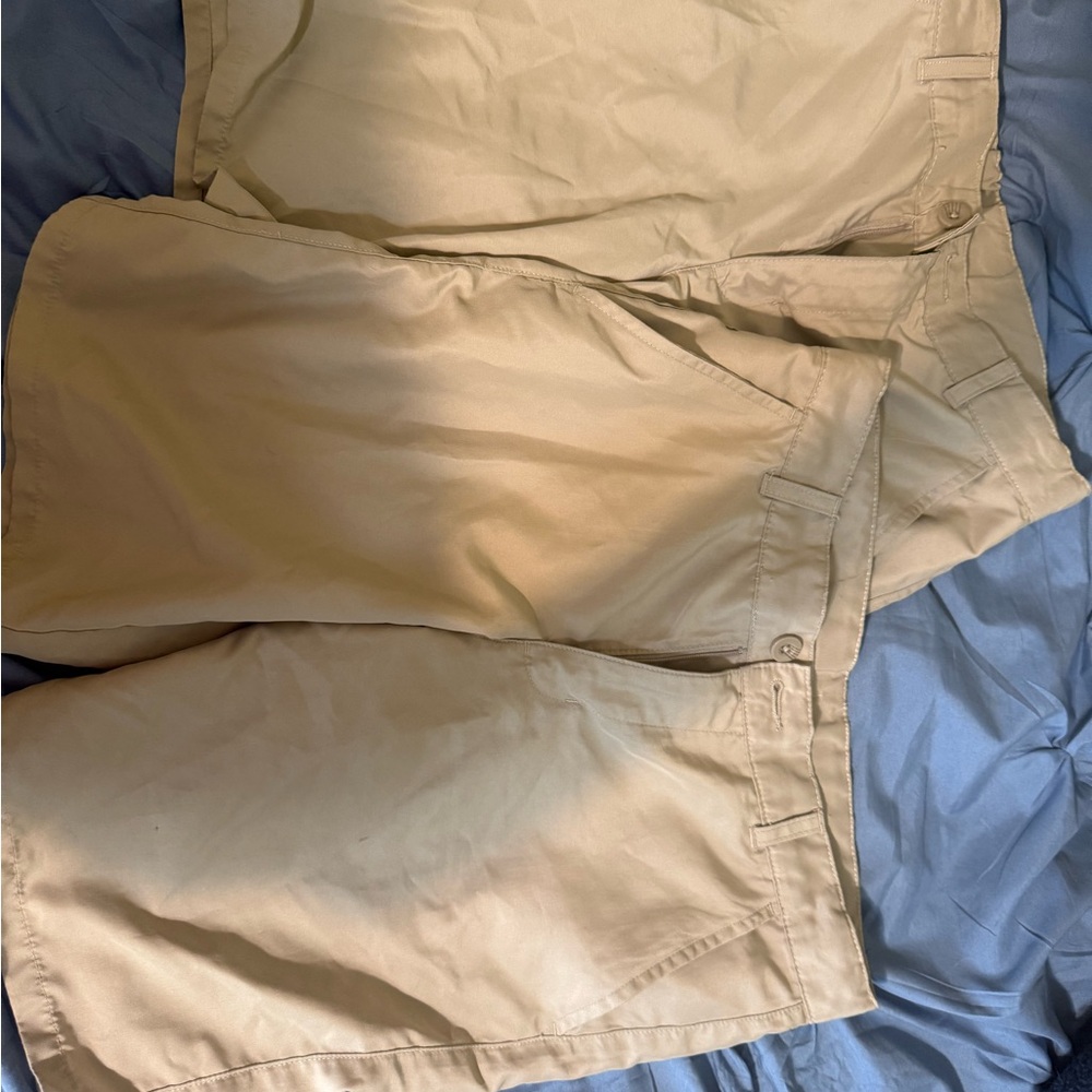 2 pair- Nautica Beige School Uniform Shorts